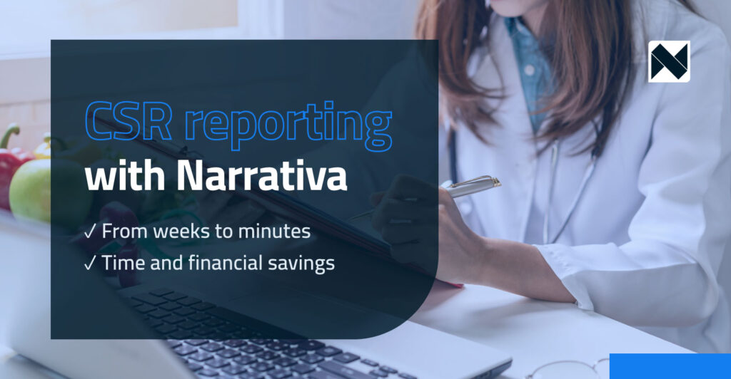 Speed up CSR reporting with Narrativa's AI-powered tools